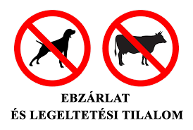 ebzarlat es legeltetesi tilalom